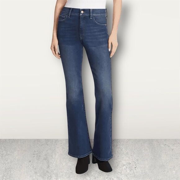 Jessica Simpson Women's High Rise Flare Jean Size 16 Color Drive Blue NWT - Picture 14 of 14